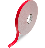 High Density Foam Double Side Tape Red – Strong Adhesive, Shock Absorbing, Multipurpose Mounting & Sealing Solution – Industrial Grade